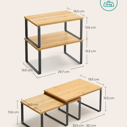 Lentynos KCS02NB, 2 vnt. - Beauty Kit