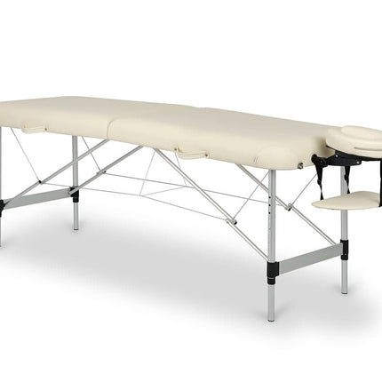 Sulankstomas masažo stalas ESTETIC LIGHT 65 cm, smėlio spalvos