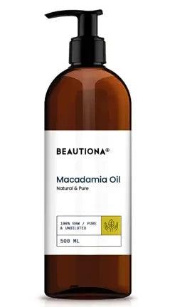 Makadamijų aliejus BEAUTIONA, 500 ml - Beauty Kit