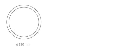 Makiažo veidrodis LED Make Up, balta spalva