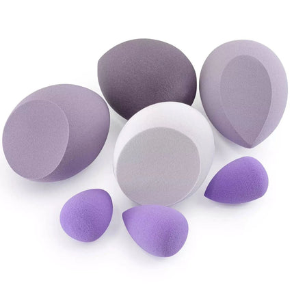 Makiažo kempinėlių rinkinys, 7 vnt tamsių spalvų - Beauty Kit