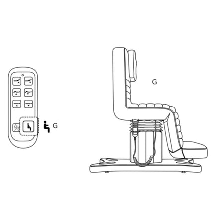 Elektrinis kosmetologinis gultas GRANDEUR 3 variklių, rudas