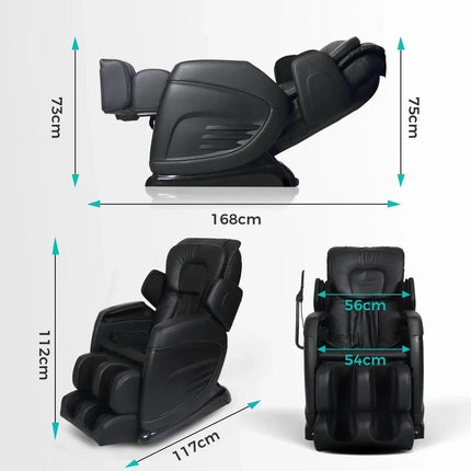 Masažinis krėslas Aspria by NAIPO Classic-Comfort, rudos spalvos - Beauty Kit