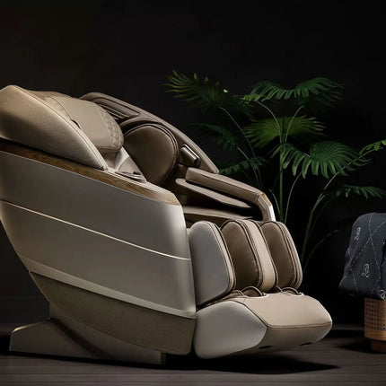 Masažinis krėslas iRest QUEENTRI, smėlio spalvos - Beauty Kit