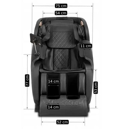 Masažinis krėslas MAX Relaxing Black - Beauty Kit