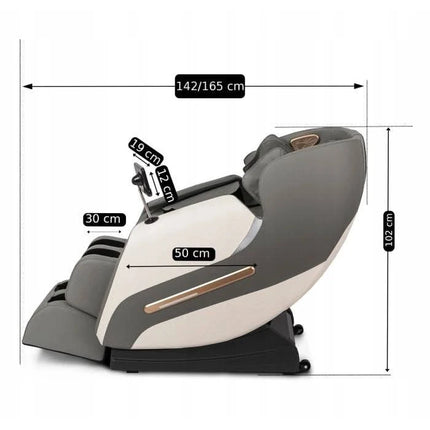 Masažinis krėslas MAX Relaxing Gray - Beauty Kit