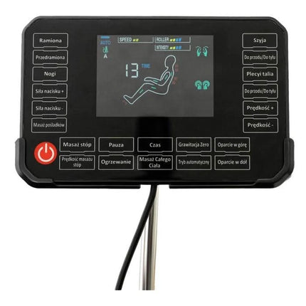 Masažinis krėslas MAX Relaxing Gray - Beauty Kit