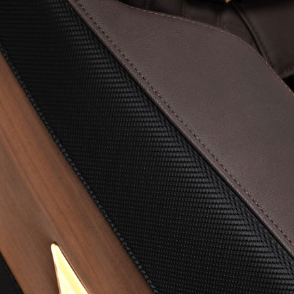 Masažinis krėslas Sakura Classic 306A su medžio imitacijos apdaila - Beauty Kit