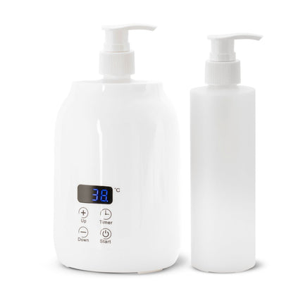 HABYS Massage Oil Warmer with Two 250 ml Bottles - close-up