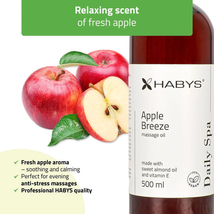 Masažo aliejus APPLE BREEZE, 500 ml – nuotrauka 5