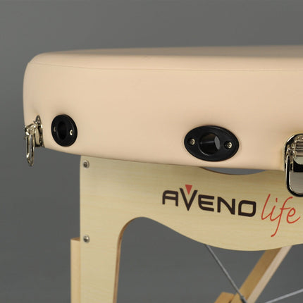 Masažo stalas ELZA K607, smėlio spalvos + papildomi priedai - Beauty Kit