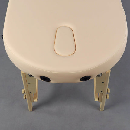 Masažo stalas ELZA K607, smėlio spalvos + papildomi priedai - Beauty Kit