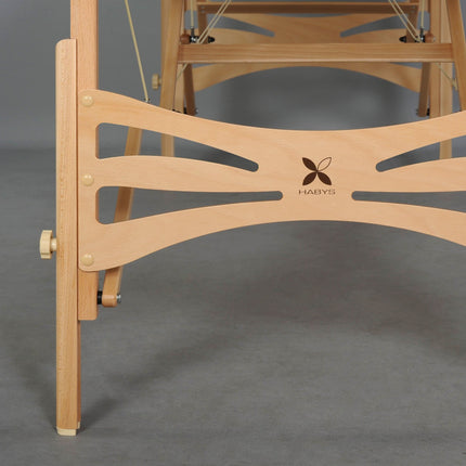 Masažo stalas GALLO PLUS LIGHT WOOD 76 cm Vinyl Flex K033, smėlio spalvos - Beauty Kit