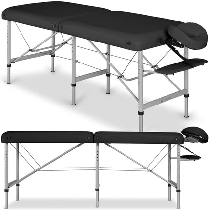 Habys masažo stalas MEDMAL 70 cm Vinyl Flex K015 juodas – profesionalus gultas salonui