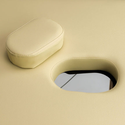 Masažo stalas SOFIA LIGHT COMFY BASE K533, smėlio spalvos + papildomi priedai - Beauty Kit