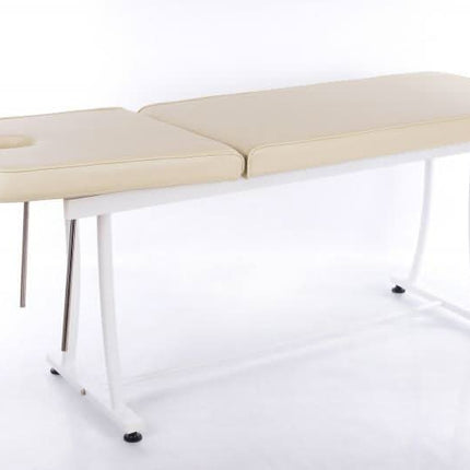 Masažo stalas Steel-2, kreminės spalvos - Beauty Kit