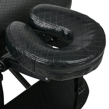 Masažo stalas sulankstomas ESTETIC BLACK 75 cm, juodas – nuotrauka 10