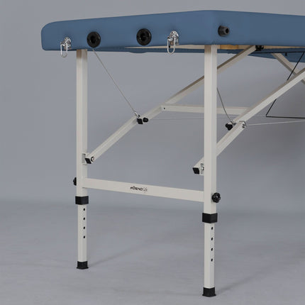 Masažo stalas TORINA MATT TOUCH K102, mėlynas + dėklas - Beauty Kit