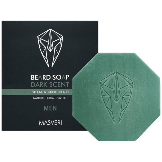 Masveri Beard Soap barzdos muilas „Dark Scent“, 100 g