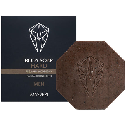 Masveri Body Soap kietasis kūno muilas su šveitikliu, 100 g