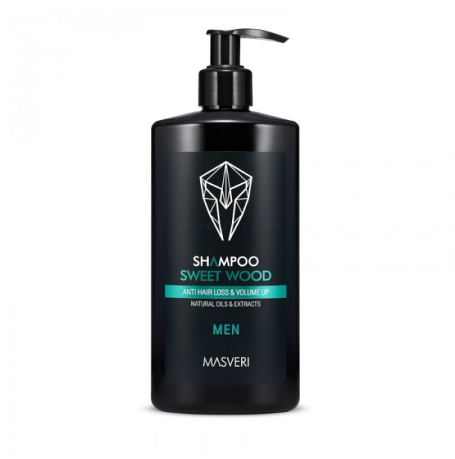 Masveri Sweet Wood Anti Hair Loss & Volume Up Nuo plaukų slinkimo ir apimties suteikiantis šampūnas, 250 ml