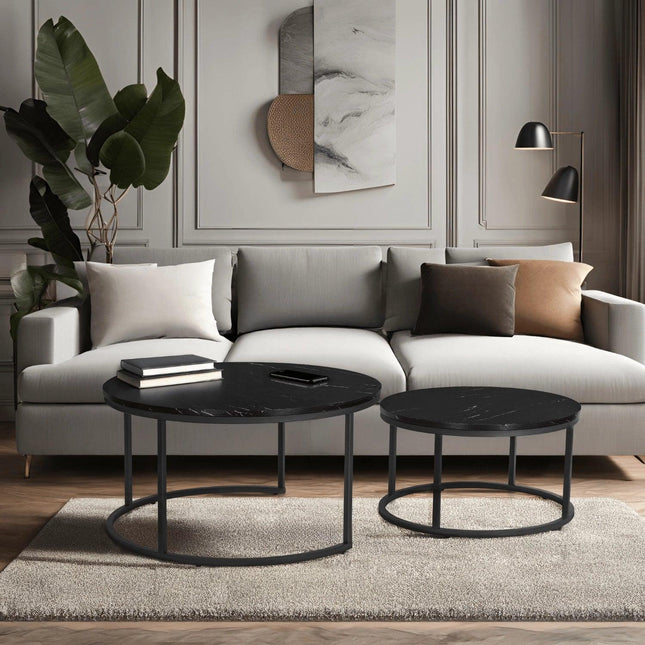 MAURO MAX juodo marmuro stalo komplektas - Beauty Kit