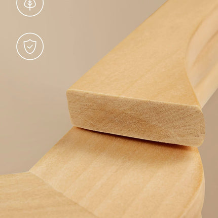 Medinės pakabos CRW001-20, 20 vnt. - Beauty Kit