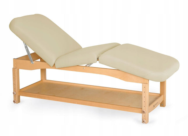 Medinis gultas NOVA COMFORT LIGHT WOOD K033, smėlio spalvos - Beauty Kit