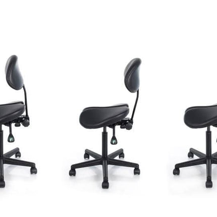 Meistro kėdė Master Massage su atlošu (kosmetologės kėdė, masažuotojo kėdė) - Beauty Kit