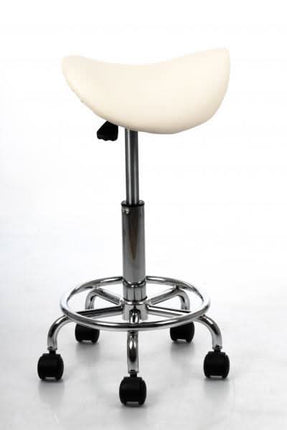 Meistro kėdė RESTPRO Expert 2, kreminė (kosmetologo, masažuotojo kėdė) - Beauty Kit