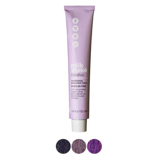 MILK SHAKE CREATIVE PERMANENT plaukų dažai 1.7 I 1V, violet black VIOLET - Beauty Kit