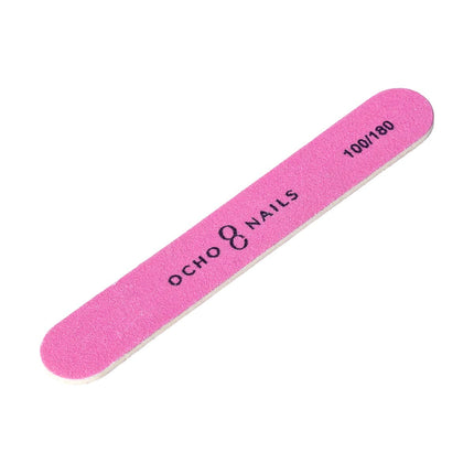 Mini nagų dildės OCHO NAILS tiesios 100/180, 50 vnt. - iš arti