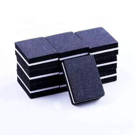 MINI poliravimo bokeliai 100/180, 50 vnt juodi - Beauty Kit