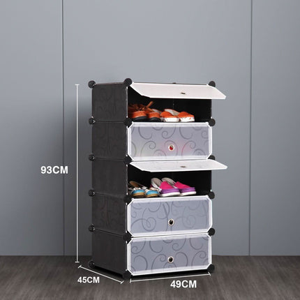 Modulinė batų lentyna, 5 skyriai - Beauty Kit