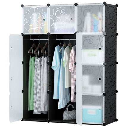 Modulinė spinta, juodai balta - Beauty Kit