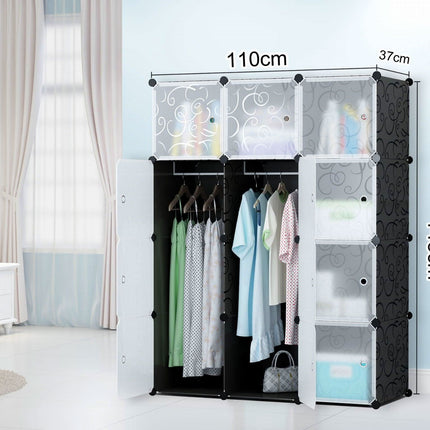 Modulinė spinta, juodai balta - Beauty Kit