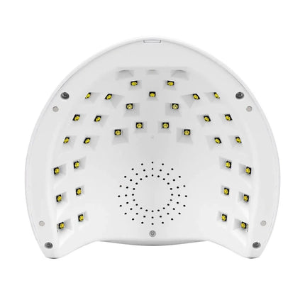 Nagų lempa LED/UV OCHO NAILS X13 Plus su veidrodiniu dugnu 65W, balta - Beauty Kit