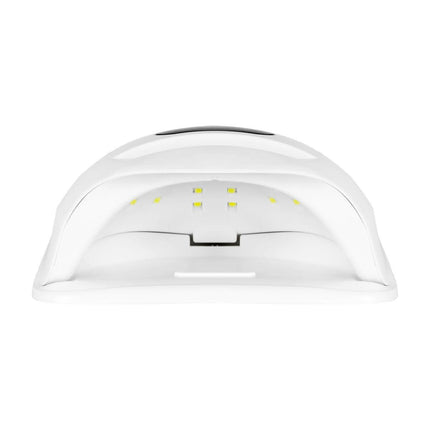 Nagų lempa UV/LED DUAL GLOW S1 168 W, baltai sidabrinė - Beauty Kit