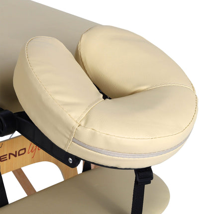 Nešiojamas masažo stalas SONIA COMFY BASE K533, smėlio spalvos + priedai - Beauty Kit