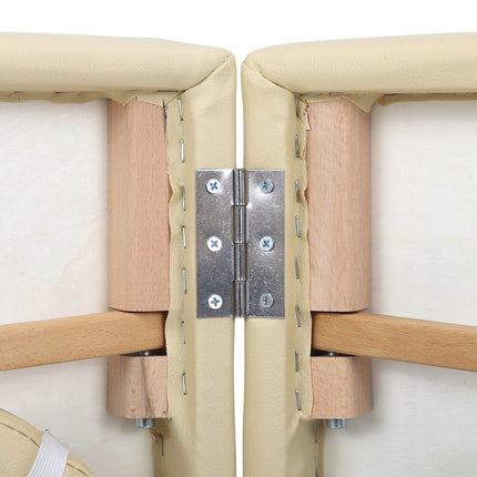 Nešiojamas masažo stalas SONIA COMFY BASE K533, smėlio spalvos + priedai - Beauty Kit