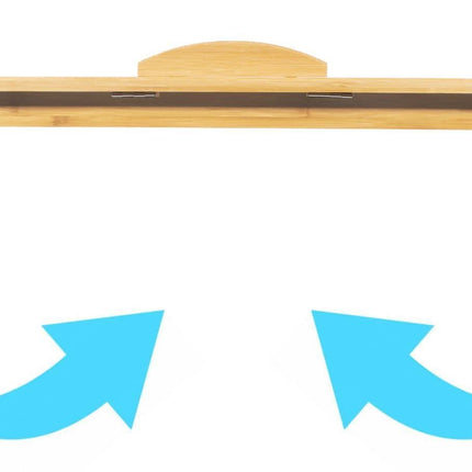 Nešiojamojo kompiuterio staliukai XL, rudi, 6 vnt. - Beauty Kit