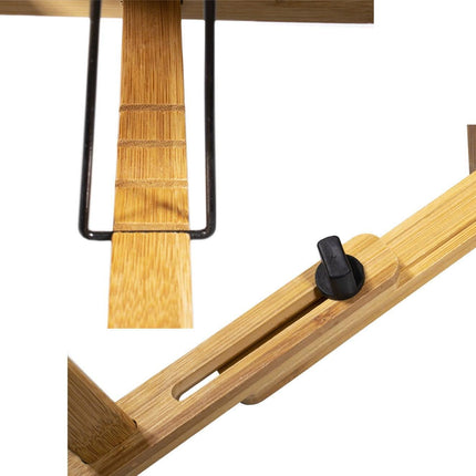 Nešiojamojo kompiuterio staliukai XL, rudi, 6 vnt. - Beauty Kit