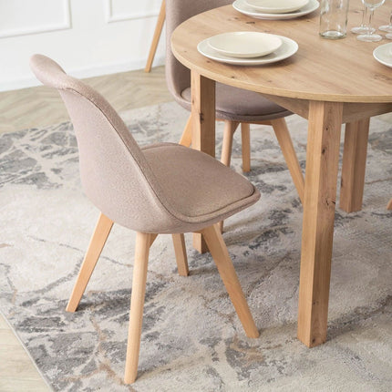 NEVEL Smėlio spalvos kėdė - Beauty Kit