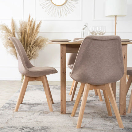 NEVEL Smėlio spalvos kėdė - Beauty Kit