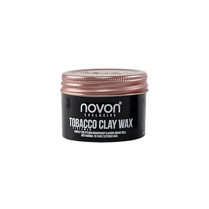 Novon Tobacco Clay Wax Plaukų vaškas, 100 ml