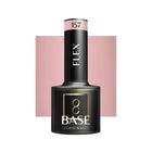 OCHO NAILS hibridinė gelinio lako bazė Flex 157 5g – kaučiukinė savaiminio lyginimosi formulė ploniems nagams