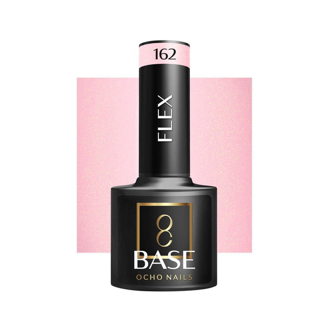 OCHO NAILS hibridinė gelinio lako bazė Flex 162, 5g - Beauty Kit