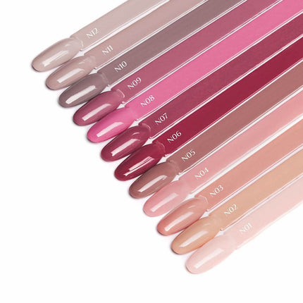 OCHO NAILS hibridinis nagų lakas NUDE N06, 5g - Beauty Kit