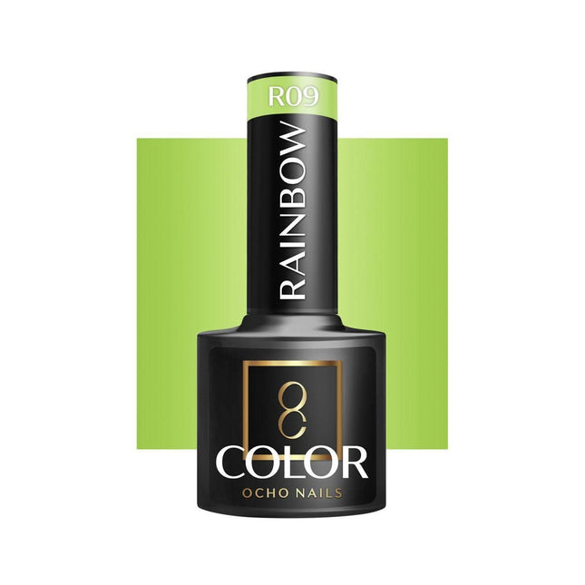 OCHO NAILS hibridinis nagų lakas RAINBOW R09, 5g - Beauty Kit