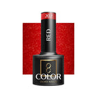 OCHO NAILS hibridinis nagų lakas RED 202, 5g - Beauty Kit